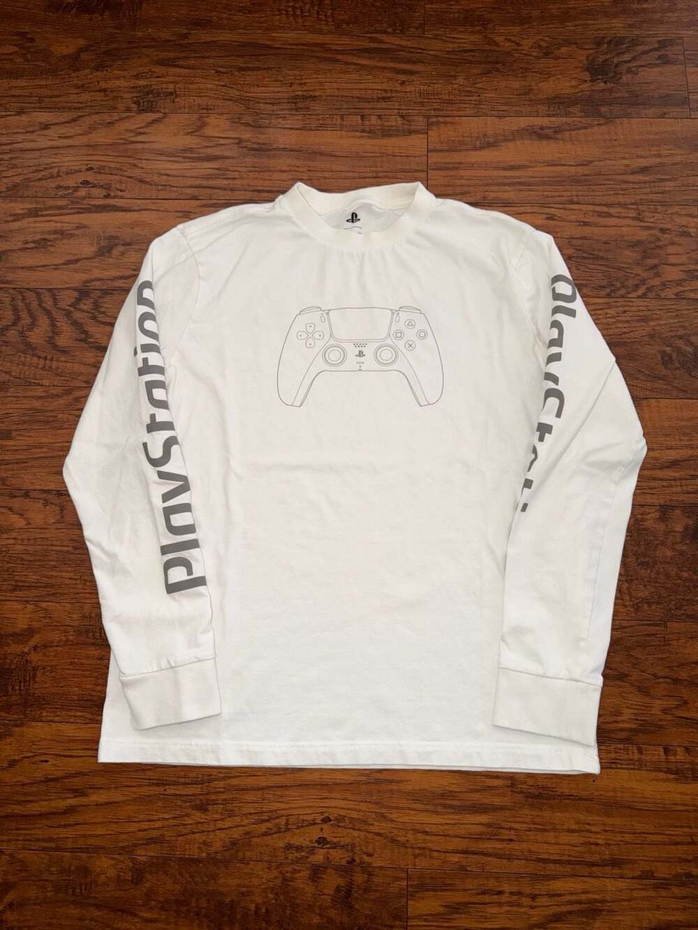 PlayStation DualSense Controller Long Sleeve T-Shirt White